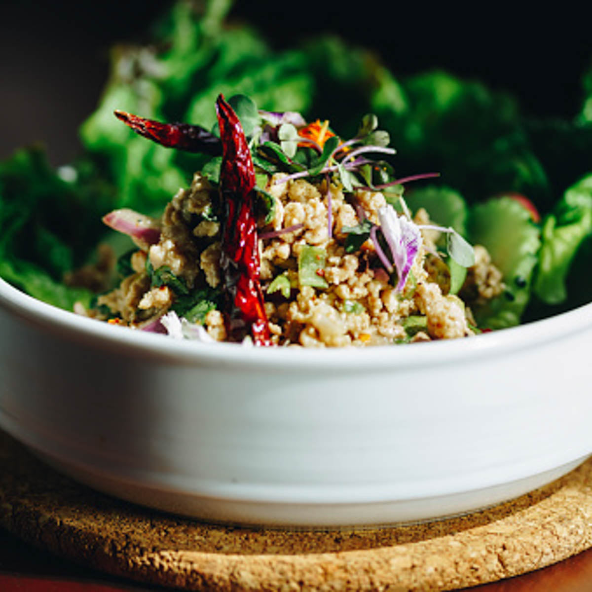 Chicken larb – Farmacopia