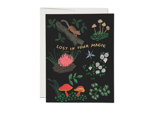 Lost in Your Magic love greeting card: Singles