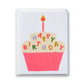 Happy Birthday Cupcake Sprinkles Note Card