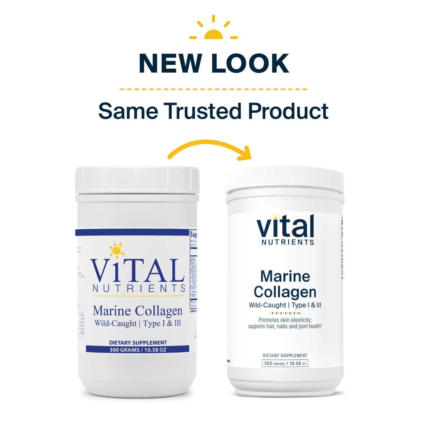 Vital Nutrients Marine Collagen Wild-Caught Type I & III